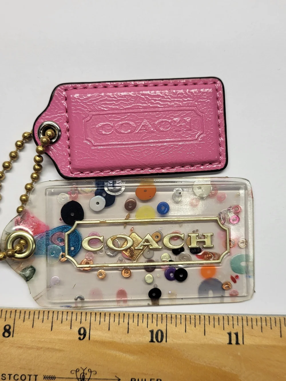 ✨ UNICORN COLLECTORS PIECE! Vintage Coach Poppy Matching 2-Tag Factory Set ✨